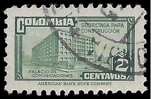 Colombia #RA24 1946 Used