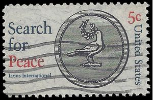 #1326 5c Search for Peace 1967 Used