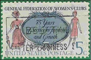 #1316 5c 75th Anniv. Federation of Women's Clubs 1966 Used