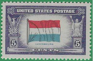 # 912 Overrun Countries Luxembourg 1943 Mint NH