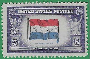 # 913 Overrun Countries Netherlands 1943 Mint NH