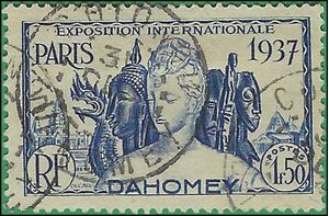 Dahomey #106 1937 Used