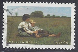 #4473 44c American Treasures Winslow Homer 2010 Used