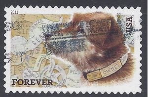 #4547 (44c Forever) Owney the Postal Dog 2011 Used