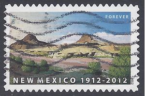 #4591 (44c Forever) New Mexico Statehood 2012 Used