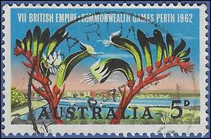 Australia # 349 1962 Used