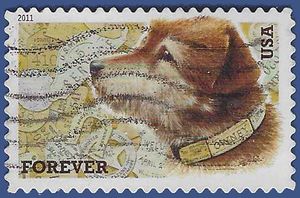 #4547 (44c Forever) Owney the Postal Dog 2011 Used