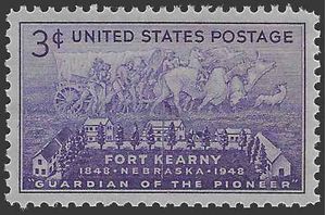 # 970 3c 100th Anniversary of Fort Kearny 1948 Mint NH
