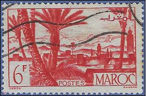 French Morocco #231 1948 Used