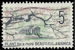 #1318 5c Beautification of America 1966 Used