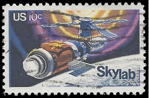#1529 10c 1st Anniversary Skylab 1974 Used