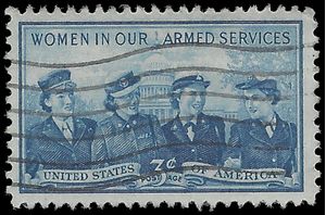 #1013 3c Women in Our Armed Services 1952 Used