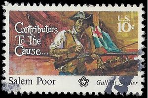 #1560 10c American Bicentennial Salem Poor 1975 Used