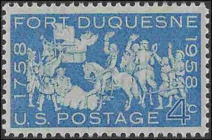 #1123 4c 200th Anniversary of Fort Duquesne 1958 Mint NH