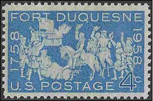 #1123 4c 200th Anniversary of Fort Duquesne 1958 Mint NH