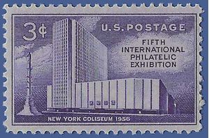 #1076 3c 5th International Philatelic Expo 1956 Mint NH