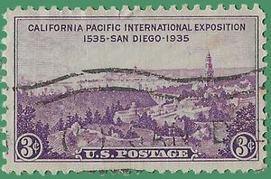 # 773 3c California Pacific Expo 1935 Used