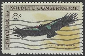 #1430 8c Wildlife Conservation California Condor 1971 Used