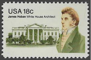 #1935 18c  James Hoban White House Architect 1981 Mint NH