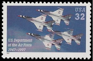 #3167 32c 50th Anniversary U.S. Air Force 1997 Mint NH