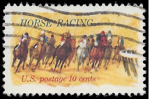 #1528 10c 100th Anniversary Kentucky Derby 1974 Used