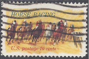 #1528 10c 100th Anniversary Kentucky Derby 1974 Used