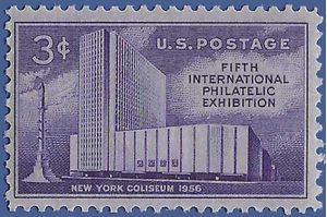 #1076 3c 5th International Philatelic Expo 1956 Mint NH