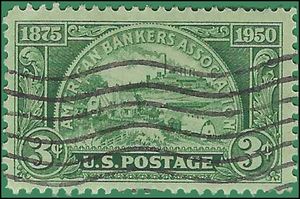 # 987 3c 75th Anniversary American Bankers Assn. 1950 Used