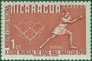 Nicaragua # 717 1949 Mint H Thin