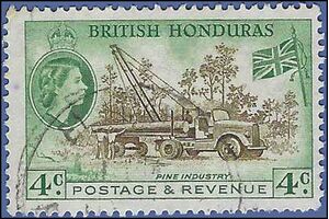 British Honduras #147 1953 Used