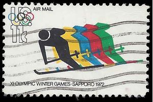 Scott C 85 11c US Air Mail 11th Olympic Games 1972 Used