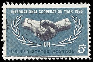 #1266 5c International Cooperation Year 1965 Used