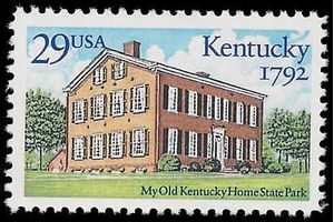 #2636 29c Kentucky Statehood Bicentennial 1992 Mint NH