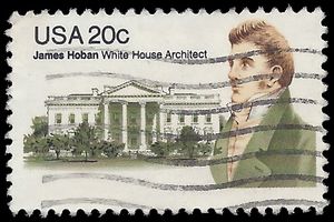 #1936 20c James Hoban 1981 Used