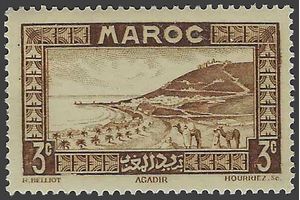 French Morocco #126 1933 Mint H
