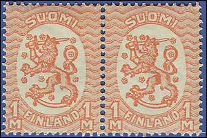 Finland # 146 1927 Mint NH Attached Pair