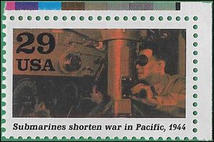 #2838e 29c World War II Submarines Shorten the War 1994 Mint NH