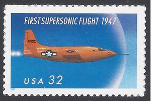 #3173 32c 50th Anniversary First Supersonic Flight 1997 Mint NH