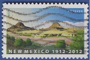 #4591 (44c Forever) New Mexico Statehood 2012 Used