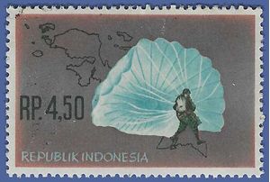 Indonesia # 598 1963 CTO