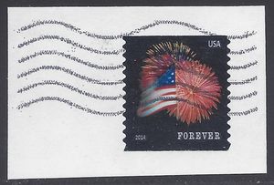 #4868 (49c Forever) Star Spangled Banner Coil Single Used