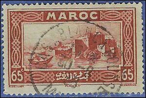 French Morocco #136 1933 Used CDS