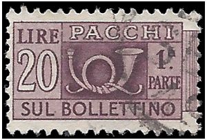 Italy #Q69 1946 Used Left Half