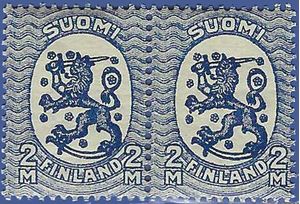 Finland # 148 1928 Mint NH Attached Pair