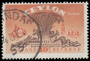 Ceylon #330 1955 Used