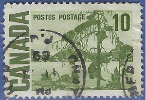 Canada # 462 1967 Used