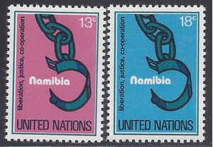 UN New York # 296-297 1978 Mint NH Set of 2
