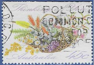 Australia #1234a 1992 Used Booklet Single