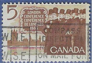 Canada # 448 1966 Used