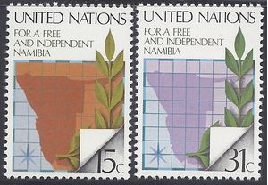 UN New York # 312-313 1979 Mint NH Set of 2